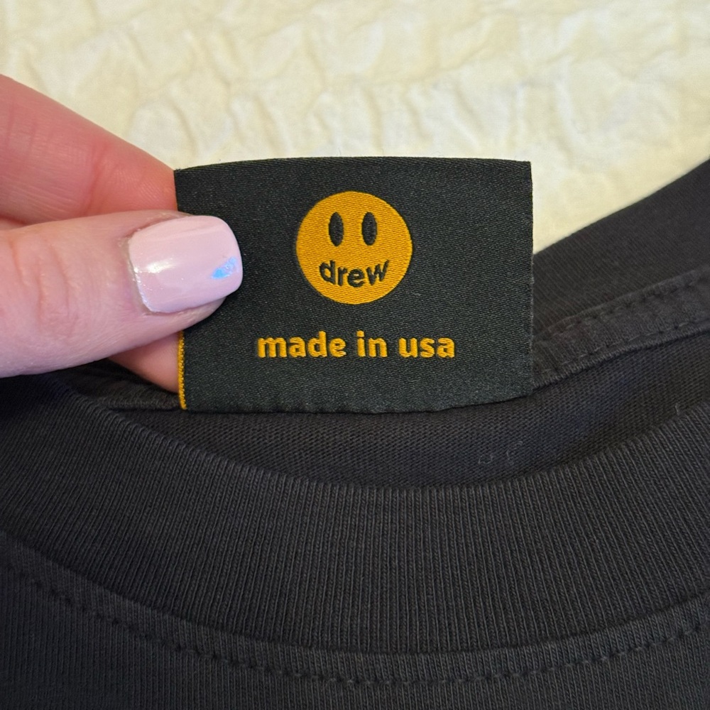 DREW Black and Yellow Smiley Face Tee - Picture 7 of 11